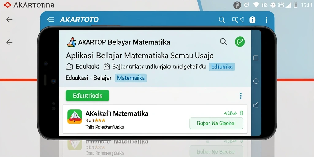 Antarmuka pengguna AKARTOTO yang intuitif dan mudah digunakan.