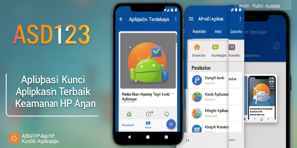 Tampilan antarmuka pengguna aplikasi Kunci Aplikasi ASD123 yang modern dan fungsional.