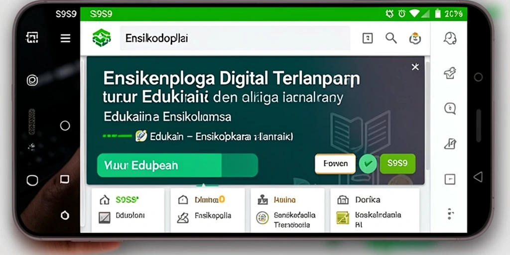 Antarmuka pengguna S9S9 yang intuitif dan informatif.