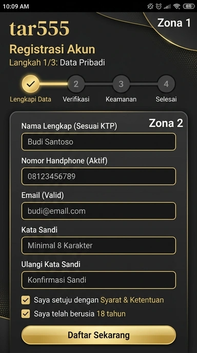 Panduan Registrasi Akun Tar555 untuk Pengguna Android